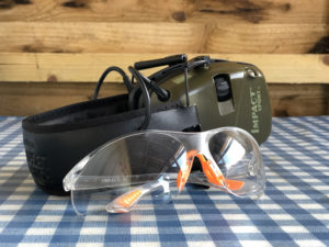 Clay shooting Eye and Ear Protection